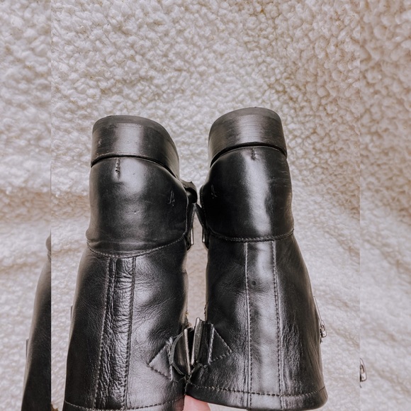 Frye Ankle Boots with Buckles (Leather) - Picture 5 of 11